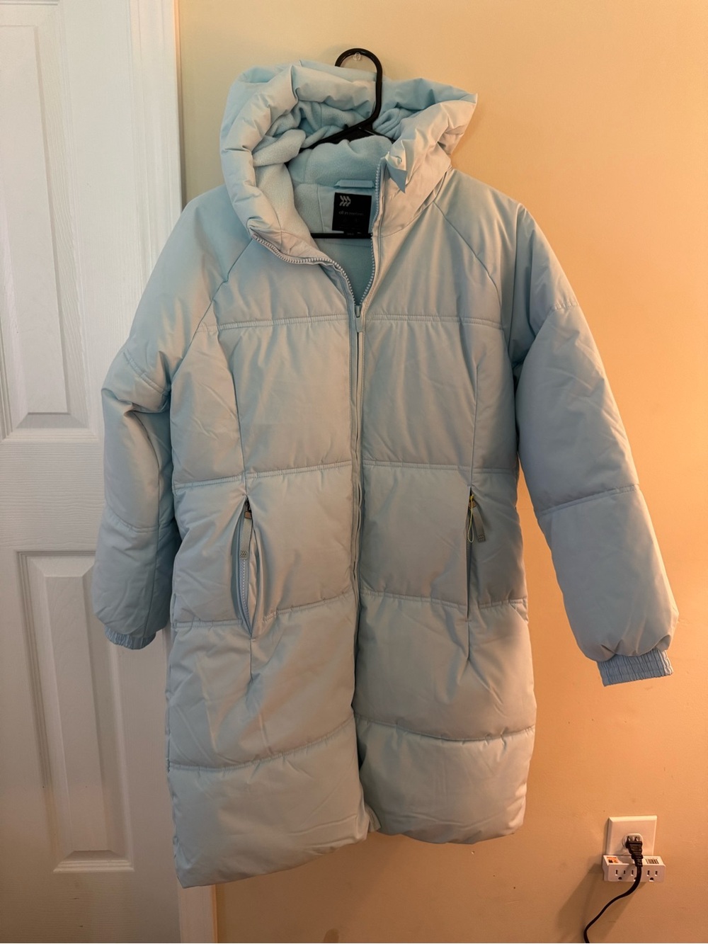all in motion Light Blue Puffer Coat with Hood